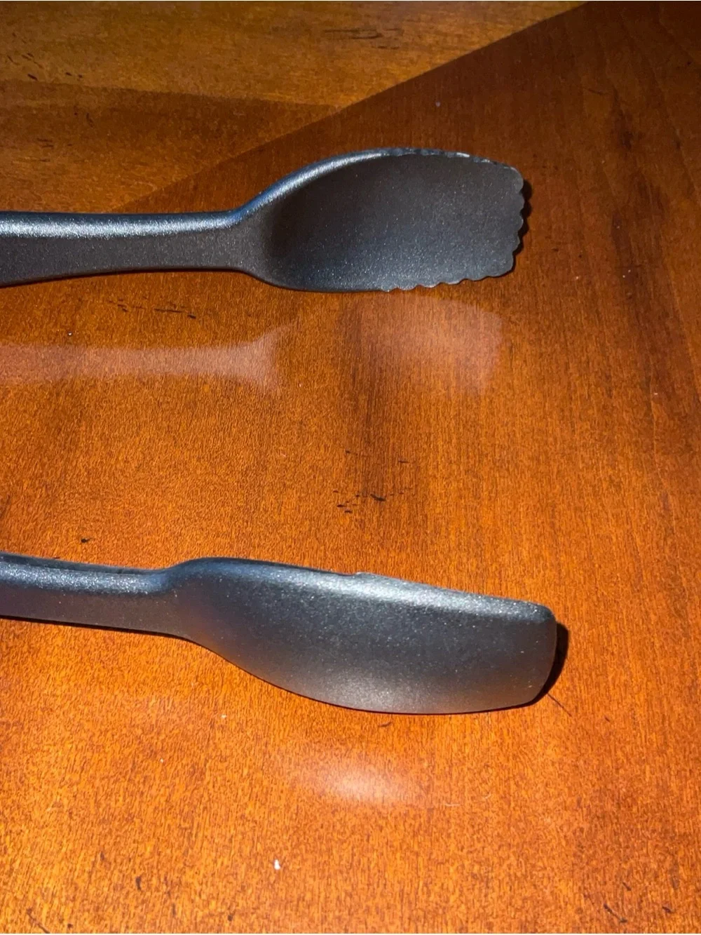 KitchenAid Cooking Salad ServingTongs Heat Resistant Black Nylon long handle